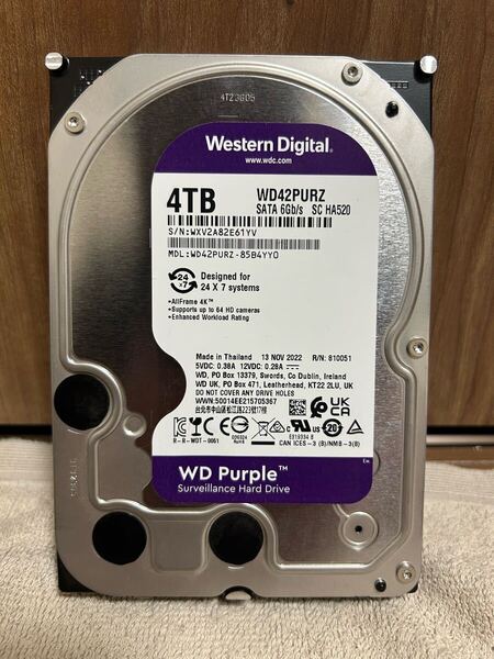 Western Digital WD Purple 4TB HDD
