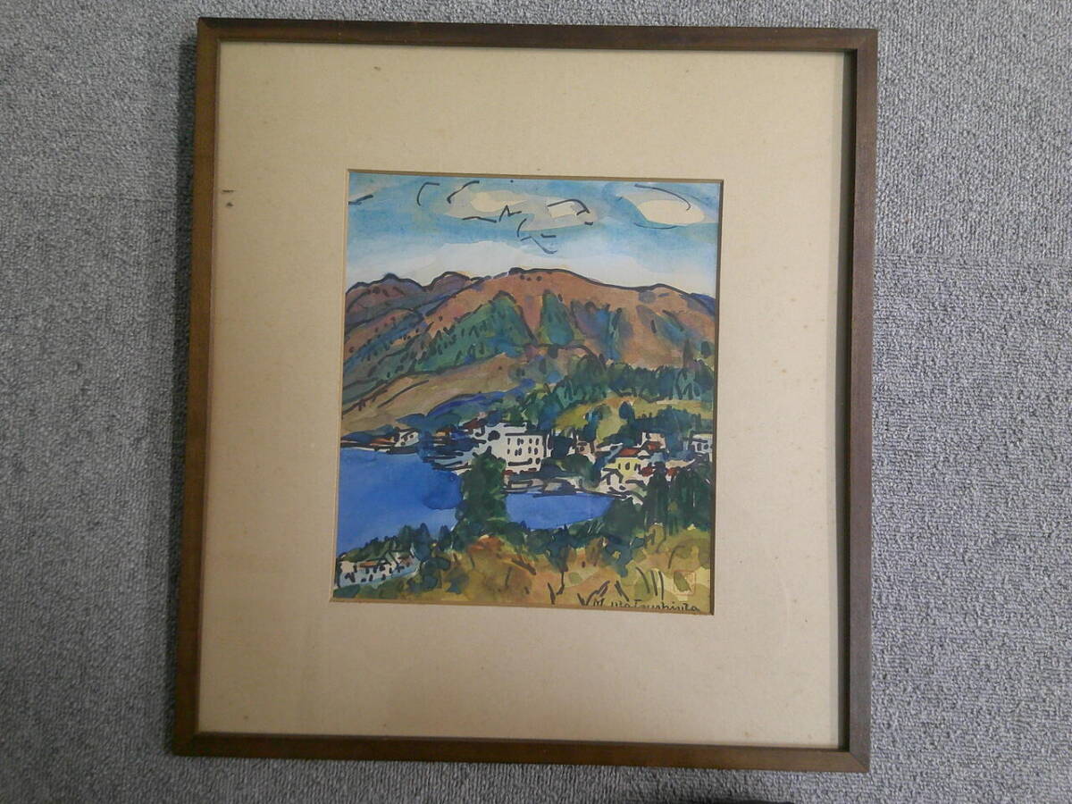 油絵手書き肉筆画　半沢国夫先生作品　画題箱根芦ノ湖より富士山 2025年最新】Yahoo!オークション -箱根(絵画)の中古品・新品・未