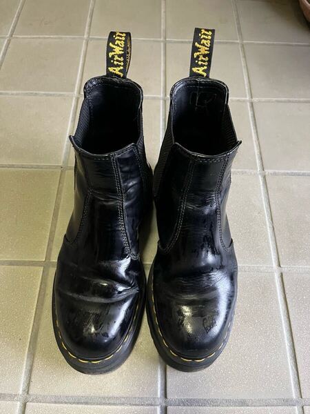 ドクターマーチン Dr.Martens 厚底 ブーツ QUAD サイドゴアブーツ チェルシーブーツ UK5