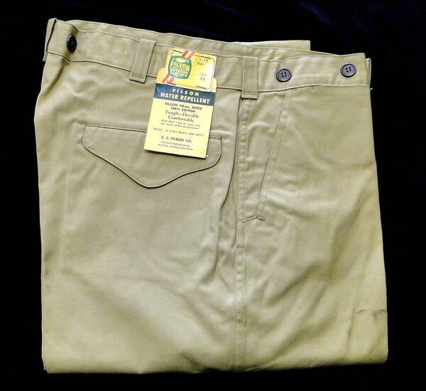 90's フィルソン FILSON シングルティンクロス Vintage /SIZE-42 NO.79 ドライティンワークパンツ MADE IN U.S.A 送料込
