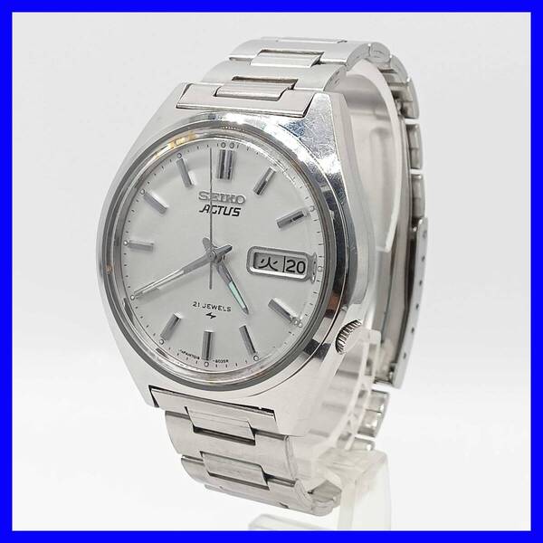 259 レトロ 送料無料【自動巻】動作品★セイコー★SEIKO★アクタス★ACTAS★7019-8010★21石★1977年製★メンズ/腕時計/アナログ/機械式