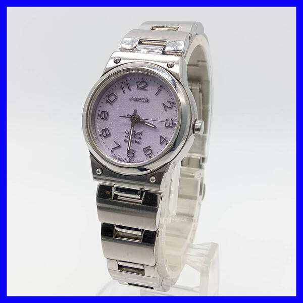 292【ソーラー】動作品★CITIZEN★シチズン★wicca★エコドライブ★Eco-Drive★E030-S001935★レディース/腕時計/アナログ/クォーツ