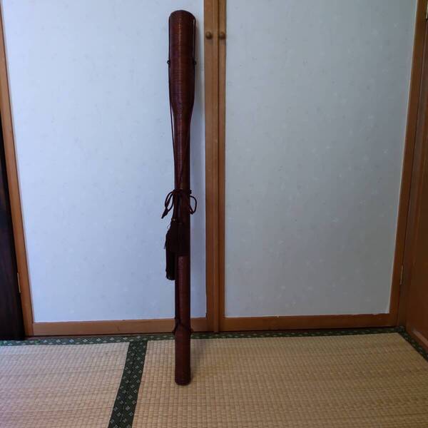弓道 竹編み 古い矢筒