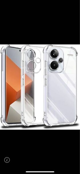 e547 Xiaomi Redmi Note 13 Pro+ 5G ケース クリア ケース カバー TPU 保護ケース 衝撃吸収 落下保護ソフト 透明シェル ワイヤレス充電対応