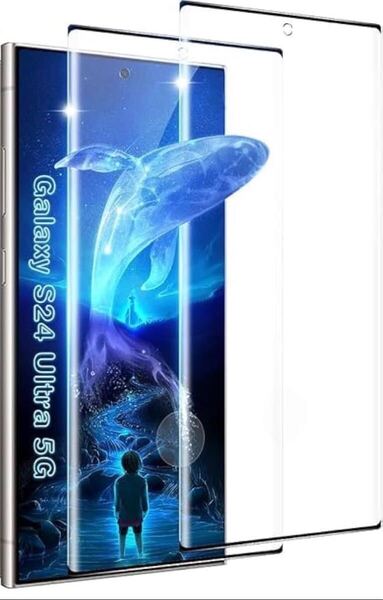 f461 Galaxy s24 Ultra 専用保護フィルム 2枚+カメラフィルム 2枚 強化ガラス 液晶保護フィルム厚さ0.33㎜ 硬度9H 気泡ゼロ ガイド枠付き