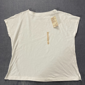 未使用◎良品計画◎大人かわいい ゆったりサイズ フレンチスリープTシャツ◎サイズXXL