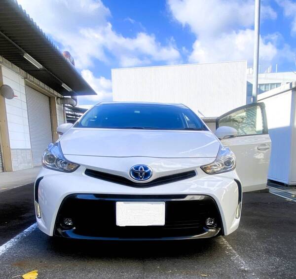【送料無料】取り付け説明書付 プリウスα ZVW40 前後期 デイライト化キットプリウスアルファ LED ポジション ユニット 常時点灯化 DRL DPL
