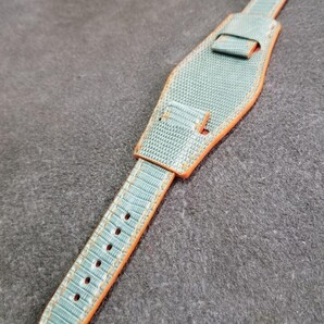 20mm 本物 リザード BUND 裏側イタリアン オイルレザー 1