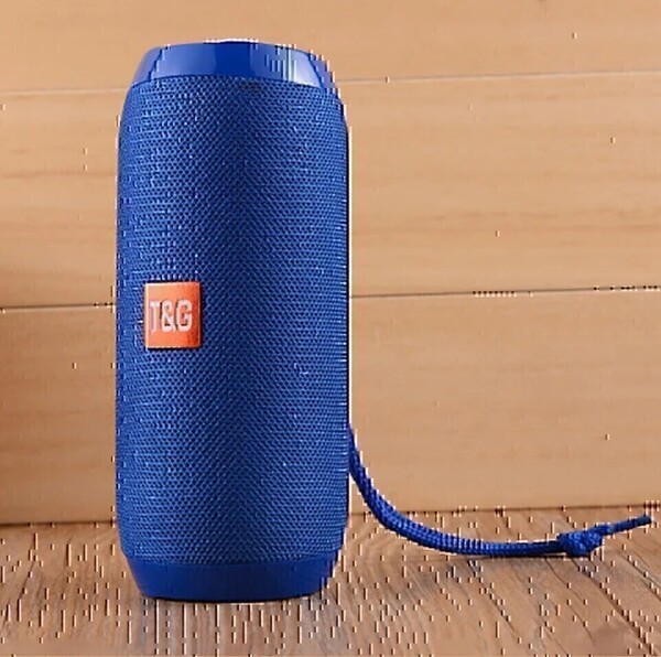 Bluetooth ワイヤレススピーカー 防水 ワイヤレス アウトドア ポータブル ブルー 青 高音質キャンプ グランピング ドライブ スピーカー T&G
