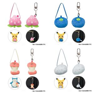【送料無料】ポケモンセンターオリジナル もちものミニミニマスコット 4種セット 新品 モモンのみ オレンのみ たべのこし かわらずのいし