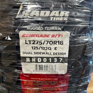 送料込 1本のみ 275/70R18 Radar Renegade R/T+ 275/70/18 275/70-18