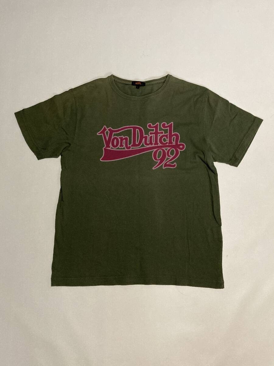 Von Dutch☆メンズ ロゴプリント コットン 半袖Tシャツ 2025年最新】Yahoo!オークション -von dutch tシャツの中古品