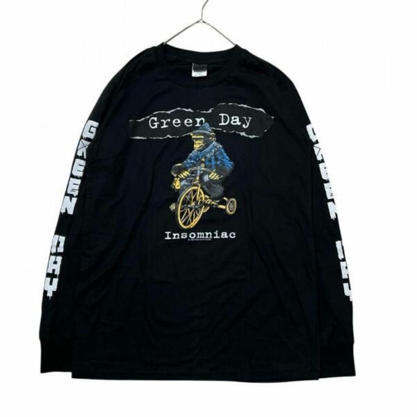 新品 ロングTシャツ GREEN DAY グリーンデイ バンドTロックT XL メンズ