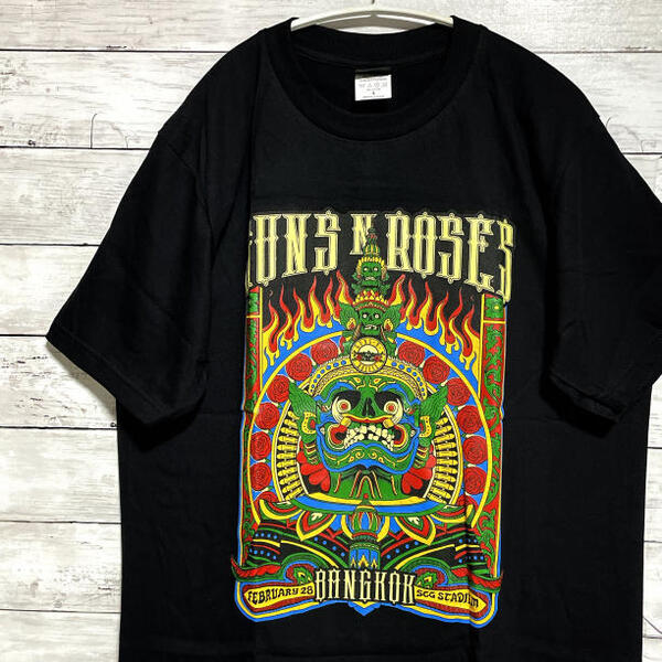 GUNS N' ROSES ガンズ バンドTシャツ ロックT XL バンコク メンズ