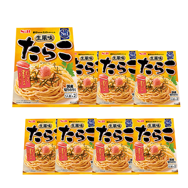 ■エスビー まぜるだけのスパゲッティソース たらこ 8袋(16食)■あえるパスタソース