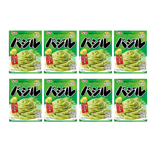 ■エスビー まぜるだけのスパゲッティソース バジル 8袋(16食)■あえるパスタソース