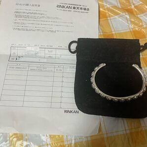 RINKAN購入明細書あり クロムハーツ クロスバンドバングル