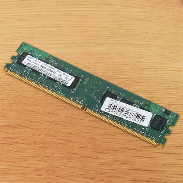PCパーツ Samsung 512MB PC2-5300U DDR2 デスクトップPCメモリ M378T6553EZS-CE6