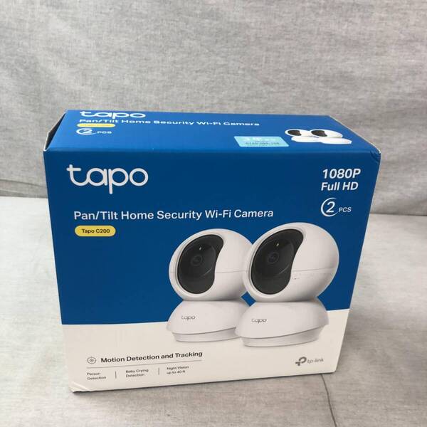 TP-Link ネットワークWi-Fiカメラ ペットカメラ 1080p フルHD 屋内カメラ 夜間撮影 相互音声会話 動作検知 スマホ通知 Tapo C200P2
