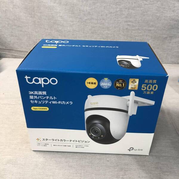 TP-Link tapo 屋外カメラ WiFi ネットワークカメラ 無線/有線接続 みまもりカメラ 防犯カメラ 屋内/屋外 パン/チルト対応 Tapo C530WS