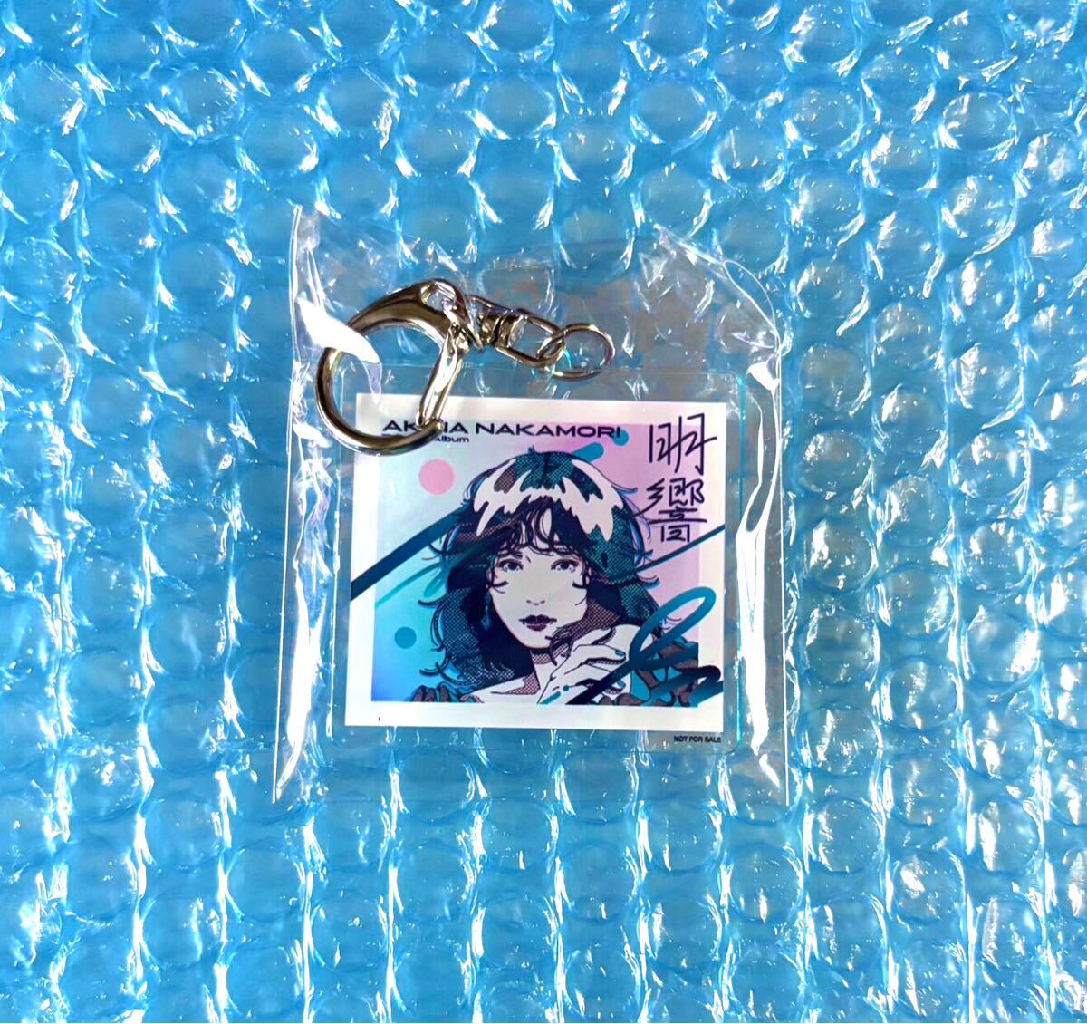 中森明菜 写真展 ジャケットアクリルキーホルダー 禁区 新品未