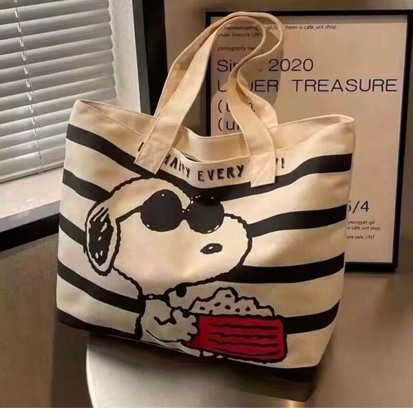 限定セール SNOOPY スヌーピー ポータブルショルダーバック トートバッグ