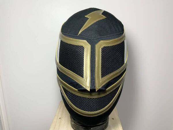 (送料無料)即決! 初期ストロングマシン(黒・金、ファスナーモデル) プロレスマスク マシーン