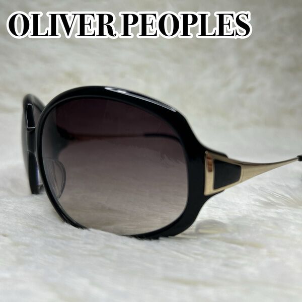 OLIVER PEOPLES サングラス バタフライ 黒 ゴールド グラデレンズ オリバーピープルズ Y2K archive