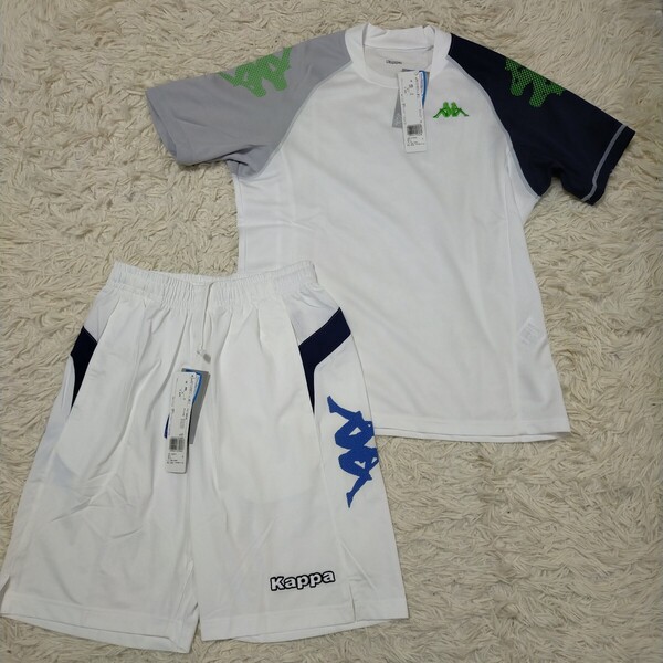 kappa 上下セット スポーツウェア ドライウェア Mサイズ メンズ カッパ ハーフパンツ Tシャツ 半袖 セット トップス パンツ
