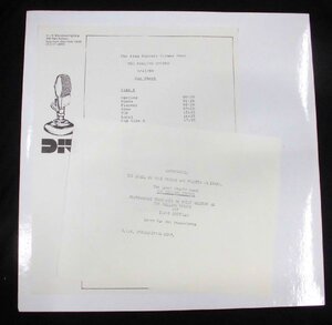 ●US-DIR Broadcastingオリジナル2LP,Cue-Sheet!! The Rolling Stones / King Biscuit Flower Hour