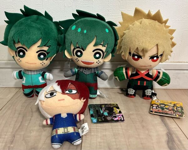 僕のヒーローアカデミア ヒロアカ 緑谷 出久 爆豪 勝己 轟焦凍 ぬいぐるみ ともぬい ちびぐるみ vol.1