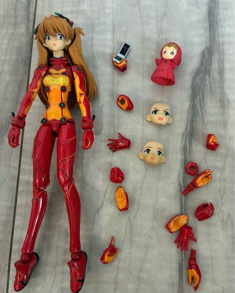 KAIYODO フライライン リボルテック No.18 式波・アスカ・ラングレー フィギュア エヴァンゲリオン 新劇場版 海洋堂 ジャンク 現状品
