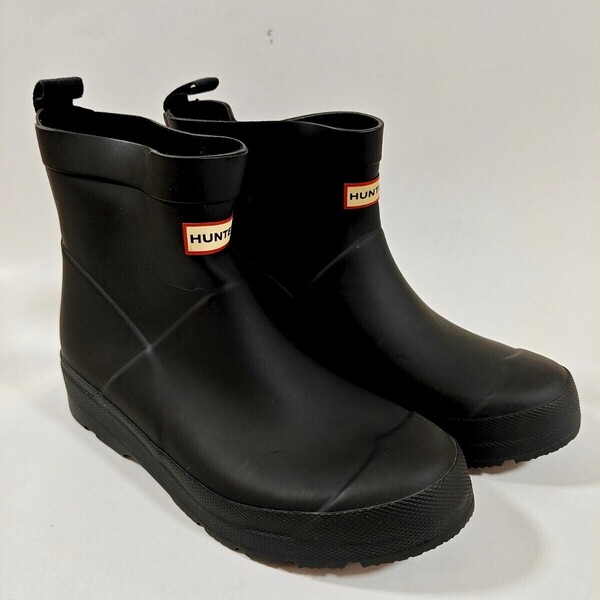未使用 HUNTER レインブーツ UK3 23.0cm ブラック HUNTER ラバー ブラック レインブーツ