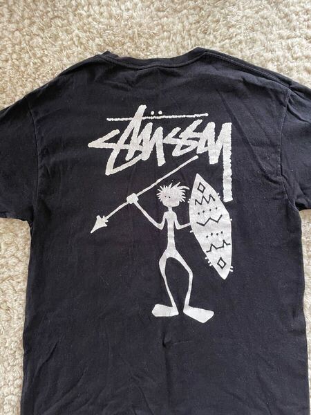 old stussy Tシャツ シャドーマン サイズ L