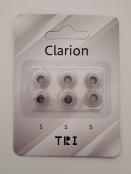 Clarion TRI 角笛3ペア サイズ S イヤーピース イヤーチップ イヤホン