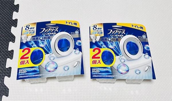 ファブリーズ トイレ用 消臭剤 消臭+抗菌 6.3ml サボン 新品 4個セット
