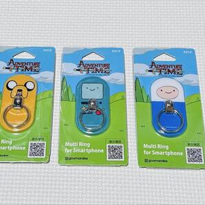 アドベンチャータイム スマホリング フィン ジェイク ビーモ 新品 3点セット
