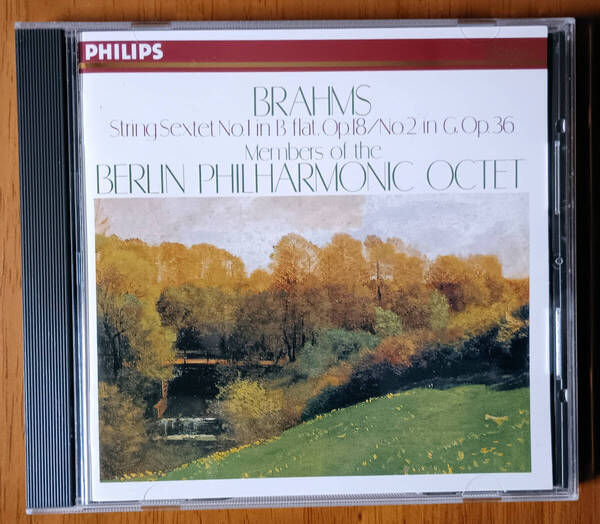 【送料込・中古CD】ブラームス 弦楽六重奏曲第一番第二番 ベルリンフィルハーモニー八重奏団員