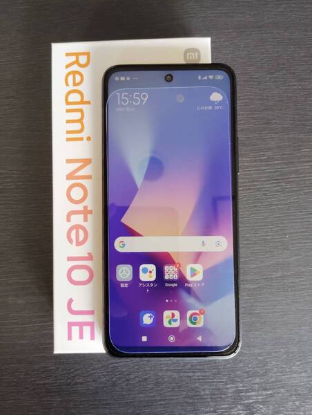 Redmi Note 10 JE XIG02 6.5インチ メモリー4GB ストレージ64GB グラファイトグレー au