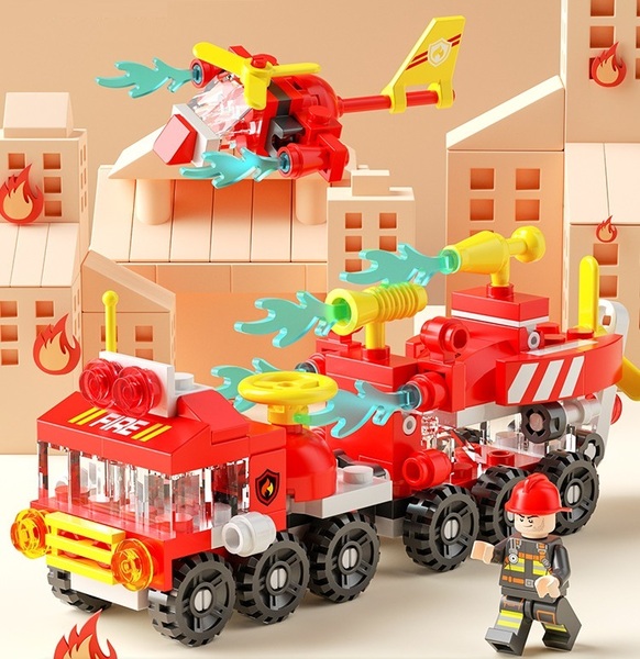レゴ ブロック 消防車2 キット LEGO 互換品