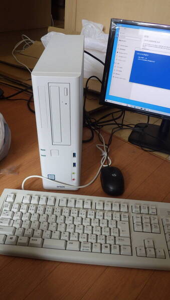 エプソン デスクトップ AT993E Core i3-6100 / 3.7GHz RAM 4GB HDD500GB OSなし
