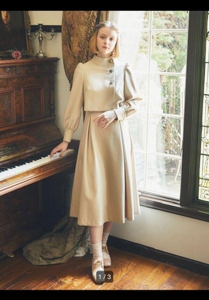 ★Maison de FLEUR Petite Robe canone 合唱隊のワンピース Sサイズ★メゾンドフルール カノン 神田沙也加