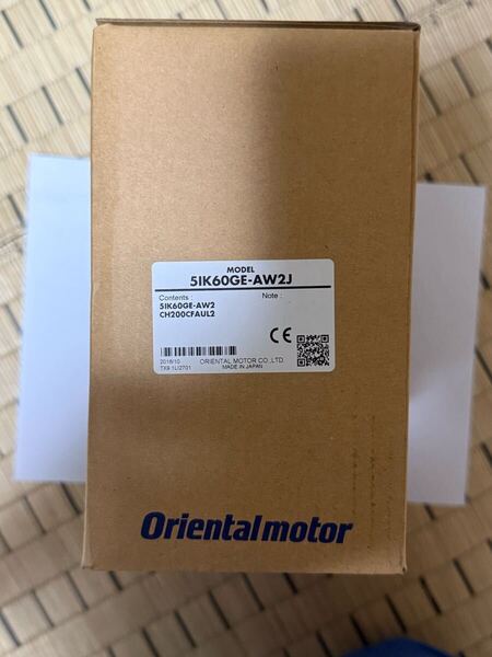 未使用品 オリエンタルモーター Oriental 5IK60GE-AW2J インダクションモーター