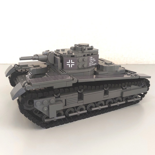 ドイツ軍 ノイバウファールツォイク 多砲塔戦車 レゴ互換 ミリタリー 兵器 NbFz