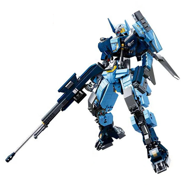 機動都市X スノーファントム レゴ互換 人型ロボット メカ