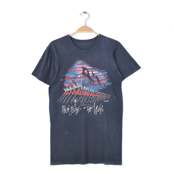 【送料無料】80s 映画 ピンクフロイド ザ・ウォール ヴィンテージロックシャツ バンドTシャツ PINK FLOYD THE WALL メンズM相当 @AAD1053