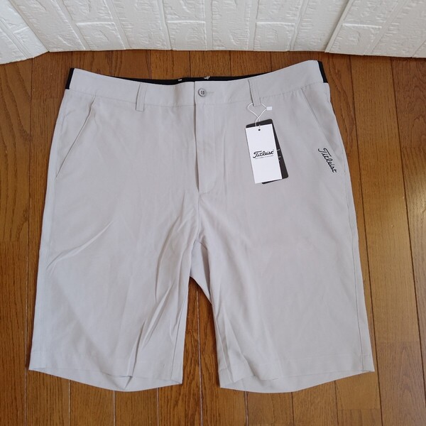 1905【中古】Titleist Golf タイトリストゴルフ ゴルフウェア ハーフパンツ メンズ サイズ 38 グレー黒