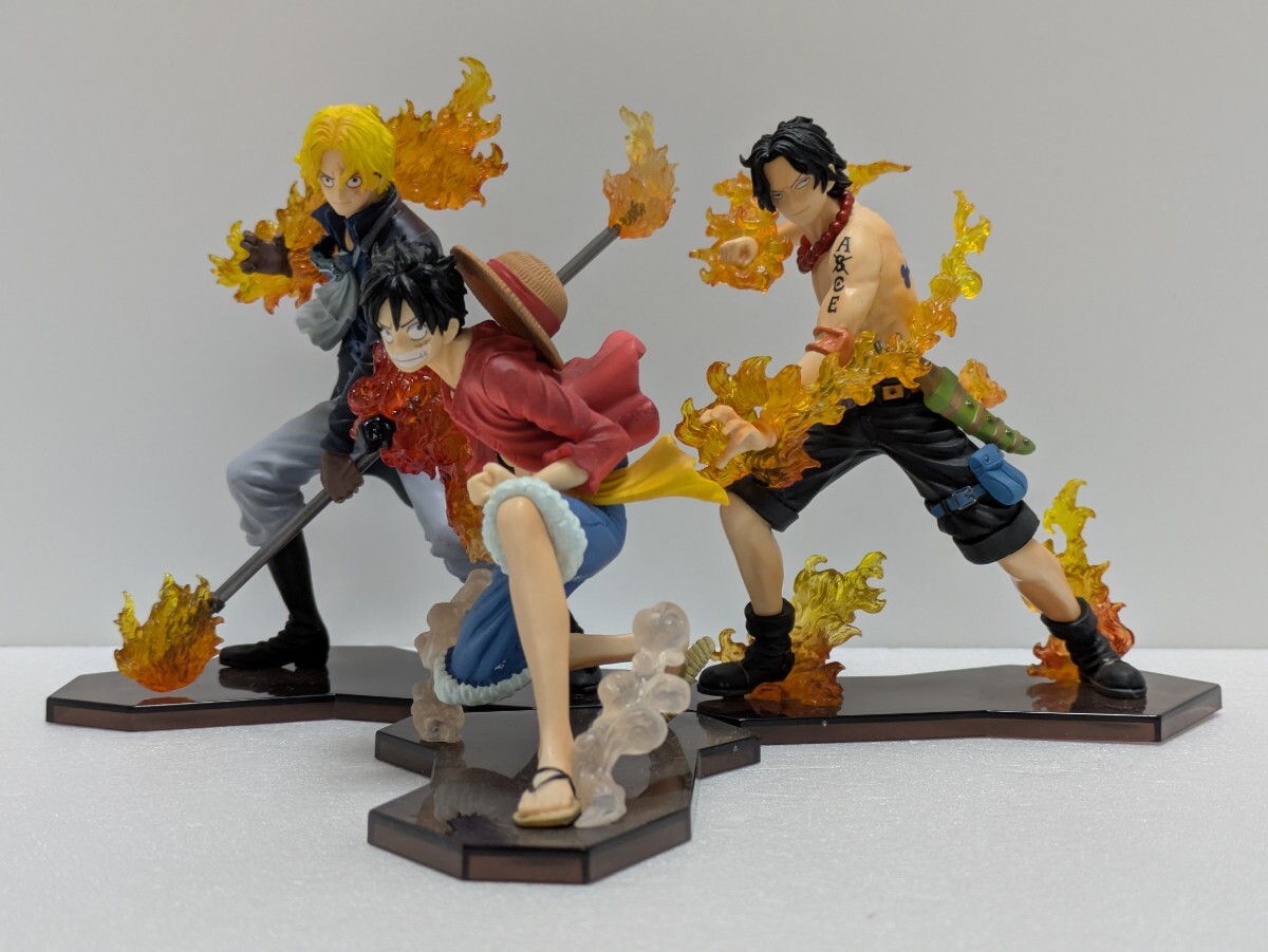 ワンピースフィギュア　アタックスタイリング 炎の3兄弟 ワンピース ATTACK STYLING 炎の3兄弟｜発売日：2015年11月3日