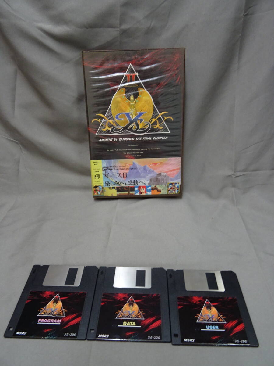 非売品 MSX 3.5インチFD Ys イース ☆Falcom ファルコム★ Yahoo!オークション -「イース falcom」(MSX) (パソコン)の落札