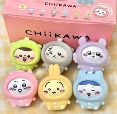 ちいかわ MINISO 顔をかえれるキーホルダー フェイスチェンジマスコット 6個 未使用